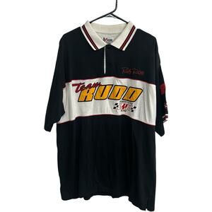 Vintage NASCAR polo Chase Authentics Ricky Rudd racing shirt 2XL